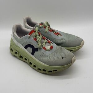 On Running Cloudmonster Running Shoes Women's 9 in Glacier Meadow Colorway